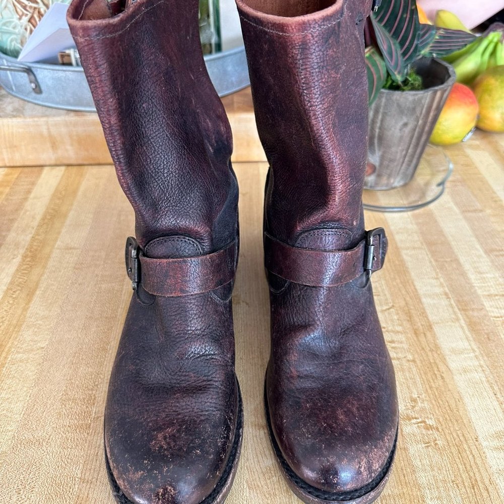Veronica Frye Boots - distressed